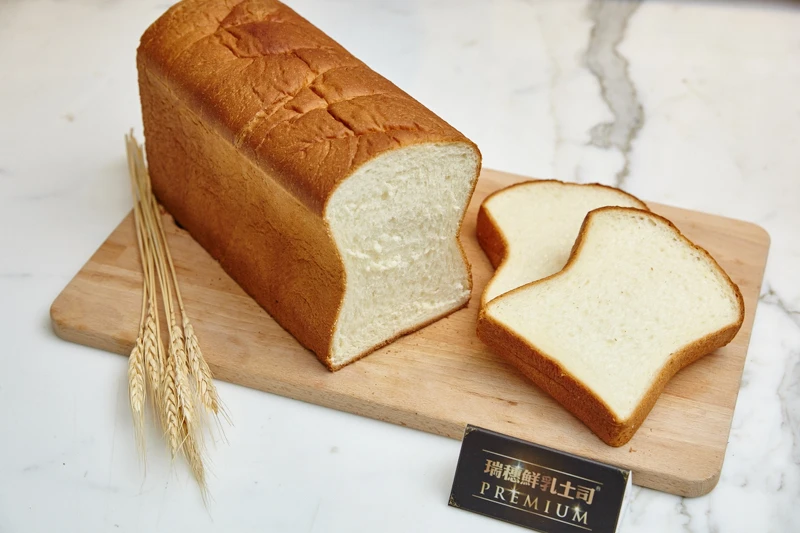 瑞穗鮮乳土司PREMIUM獨有2.8公分厚度的恰好美味刻度(圖示僅供參考，產品以實物為主)