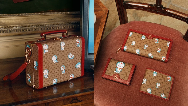 Gucci X 哆啦A夢聯名系列包包 Gucci X 哆啦A夢聯名系列包包