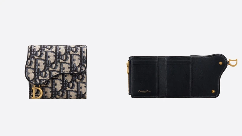 Dior馬鞍短夾，NT17,500