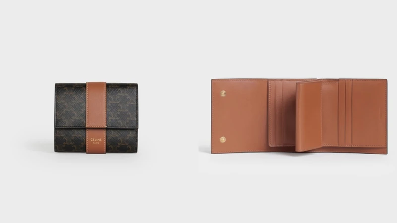 CELINE老花短夾，NT18,500