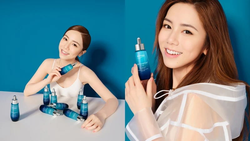 2021年碧兒泉亞太區代言人天后鄧紫棋和奇蹟特嫩精華