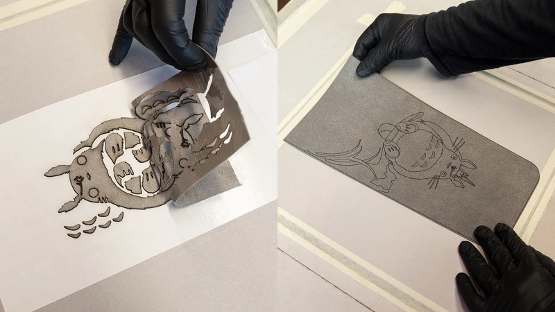 LOEWEtotoro聯名系列製作過程 LOEWEtotoro聯名系列製作過程