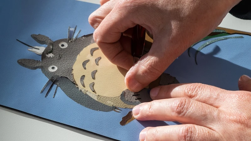 LOEWEtotoro聯名系列製作過程 LOEWEtotoro聯名系列製作過程