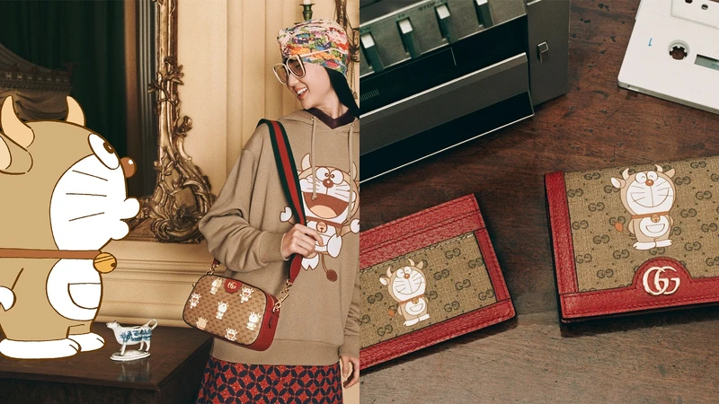 隱藏版Gucci X 哆啦A夢聯名系列 隱藏版Gucci X 哆啦A夢聯名系列