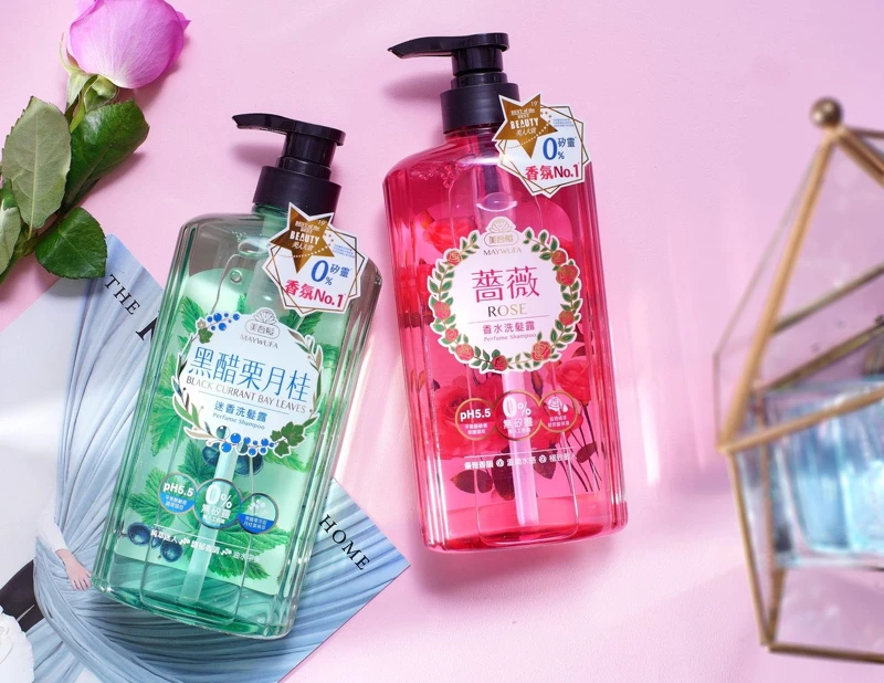 黑醋栗月桂迷香洗髮露、薔薇香水洗髮露，700ml，NT169。