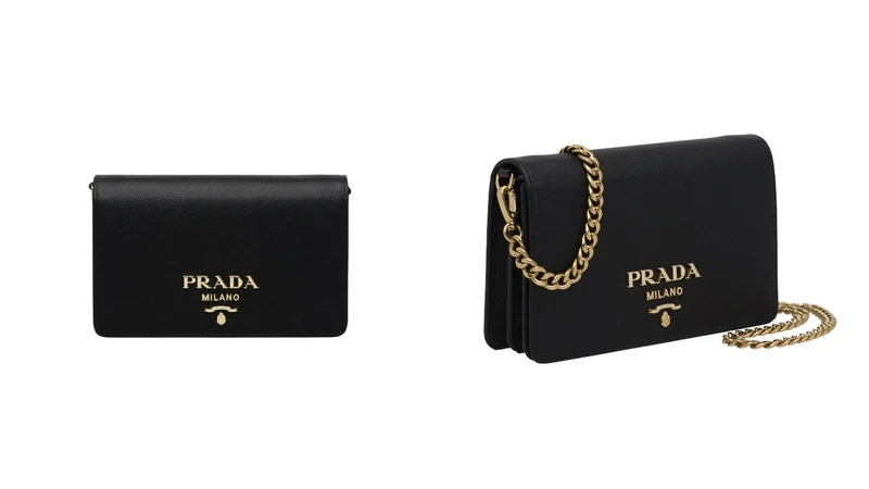 Prada經典鍊帶包,NT43,000 Prada經典鍊帶包,NT43,000