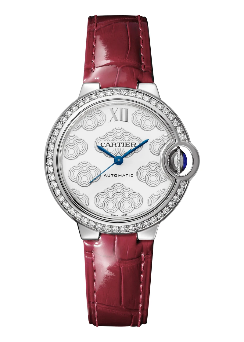 台中專賣店首賣限量販售的Ballon Bleu de Cartier祥雲圖騰腕錶