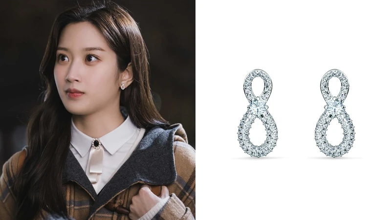 Swarovski 8字型耳環,NT2,490 Swarovski 8字型耳環,NT2,490