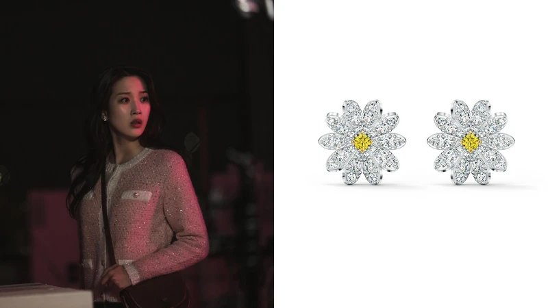 Swarovski雛菊耳環,NT 3,790 Swarovski雛菊耳環,NT 3,790