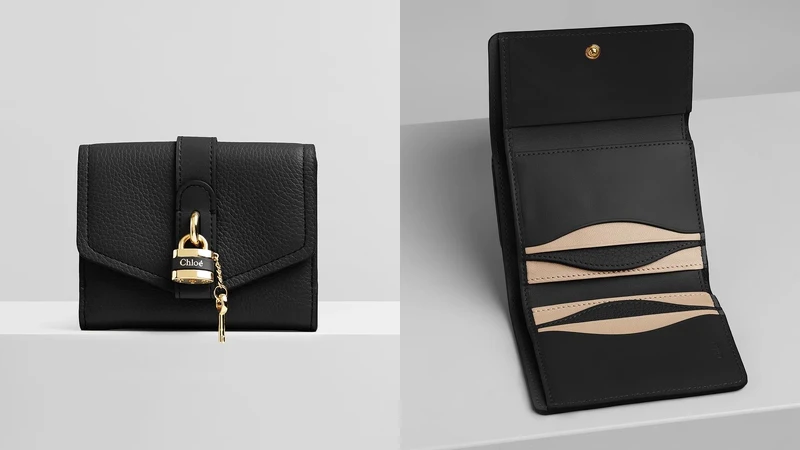 Chloé Aby三折短夾，NT17,200