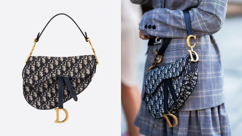 Dior Oblique馬鞍包,NT115,000 Dior Oblique馬鞍包,NT115,000