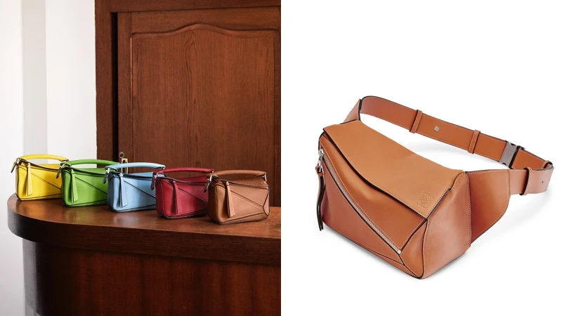 Loewe Nano Puzzle拼圖包,NT47,000、Puzzle拼圖腰包,NT63,000 Loewe Nano Puzzle拼圖包,NT47,000、Puzzle拼圖腰包,NT63,000