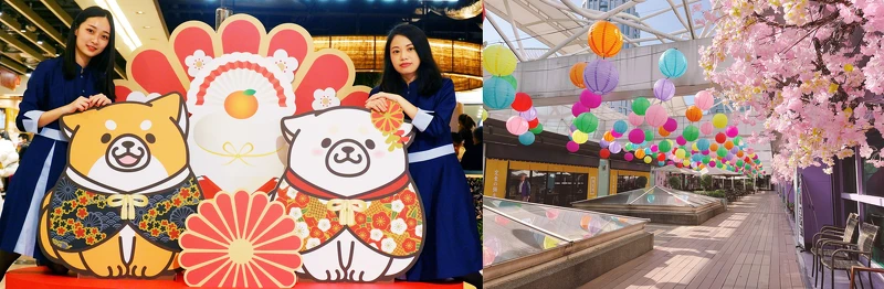 Global Mall板橋車站「忠犬麻糬柴犬」超萌打卡點，還有滿滿繽紛燈海，網美千萬別錯過