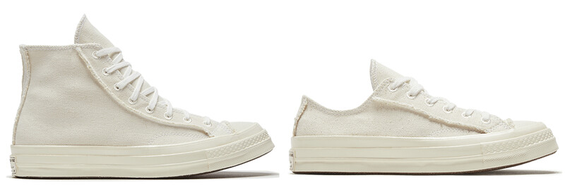 Converse Renew系列 Chuck 70，售價NT$2,680（高筒）／NT$2,480（低筒）