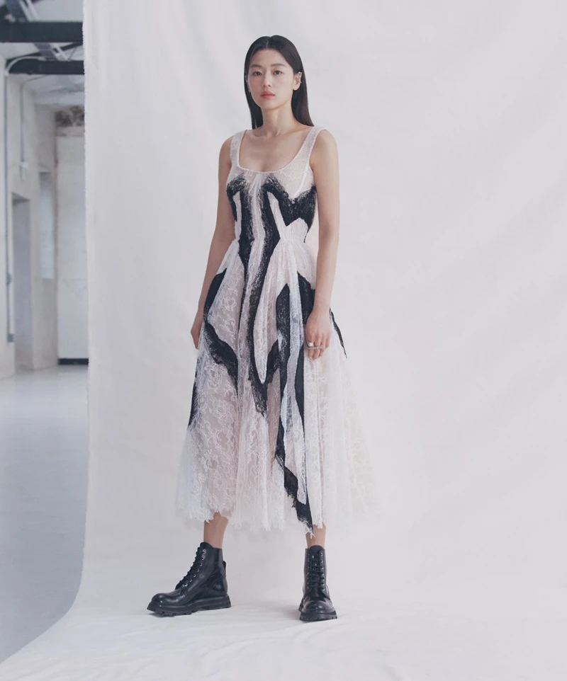 全智賢蕾絲洋裝穿搭 全智賢蕾絲洋裝穿搭