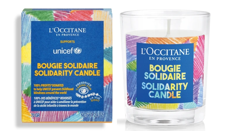 L’OCCITANE乳油木兒童手繪版公益蠟燭 L’OCCITANE乳油木兒童手繪版公益蠟燭