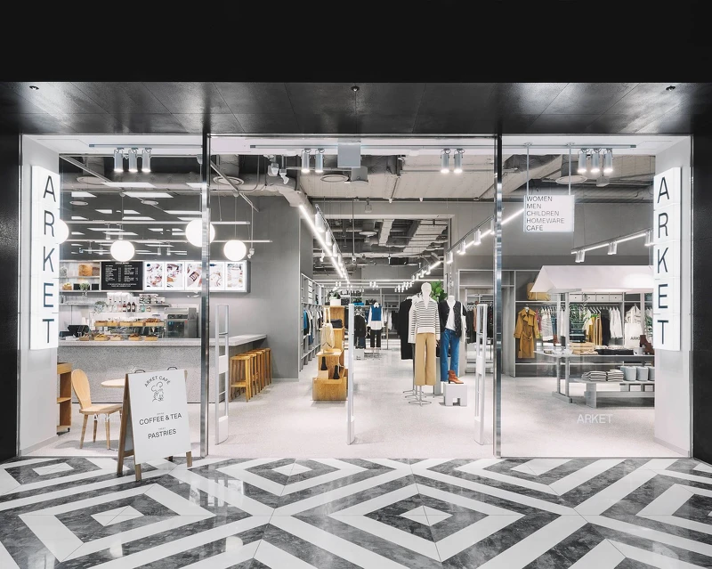 亞洲第一間 ARKET。 亞洲第一間 ARKET。