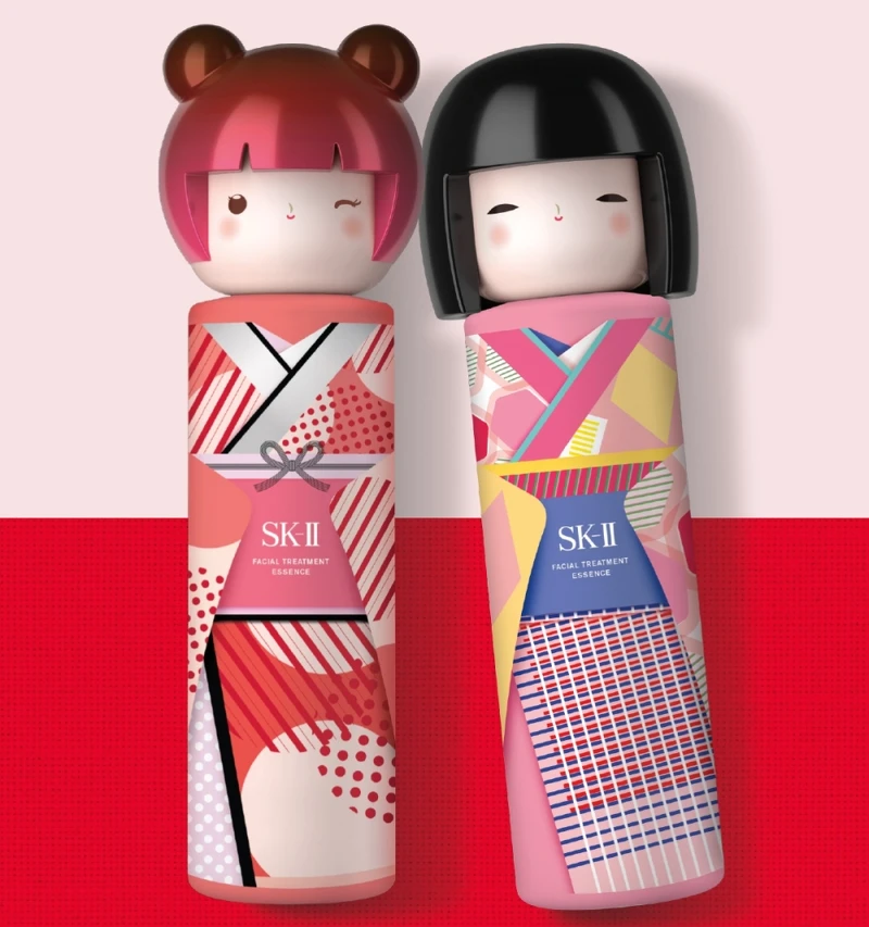 SK-II 2021青春露春日娃娃和服限定版形象照