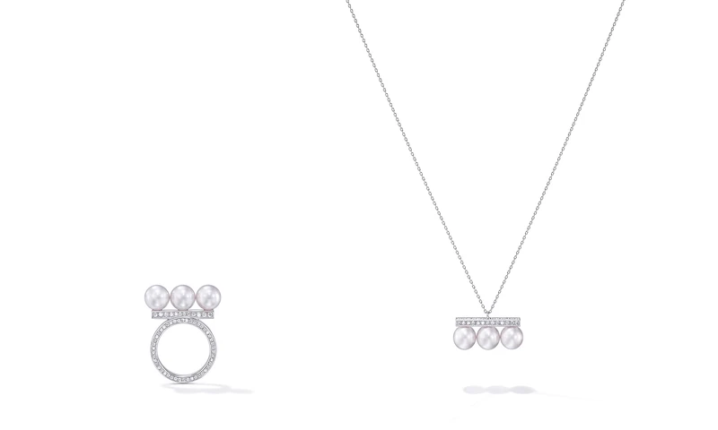 TAKAKI balance neo diamonds pave戒指、TAKAKI balance neo diamonds pave項鍊