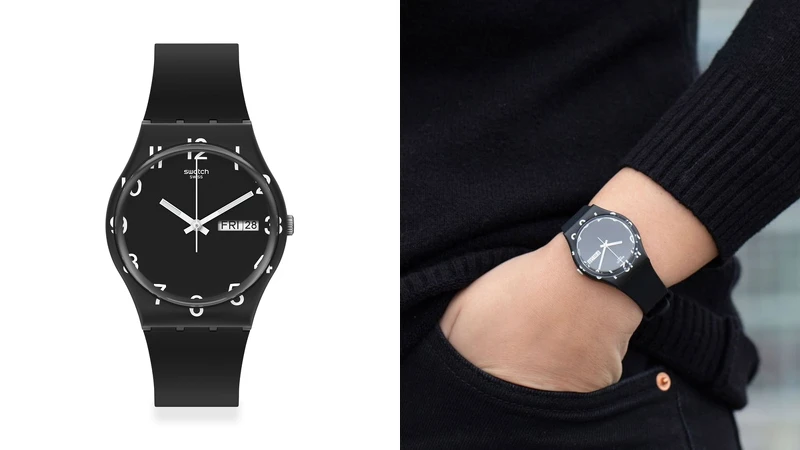 Swatch over black,NT2,200 Swatch over black,NT2,200