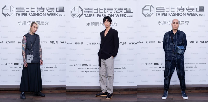 TRASH樂團主唱兼吉他手阿夜(Marz23)(服裝:oqLiq)、傅孟柏(服裝:DOUCHANGLEE) 、黃宣(服裝:DYCTEAM) TRASH樂團主唱兼吉他手阿夜(Marz23)(服裝:oqLiq)、傅孟柏(服裝:DOUCHANGLEE) 、黃宣(服裝:DYCTEAM)