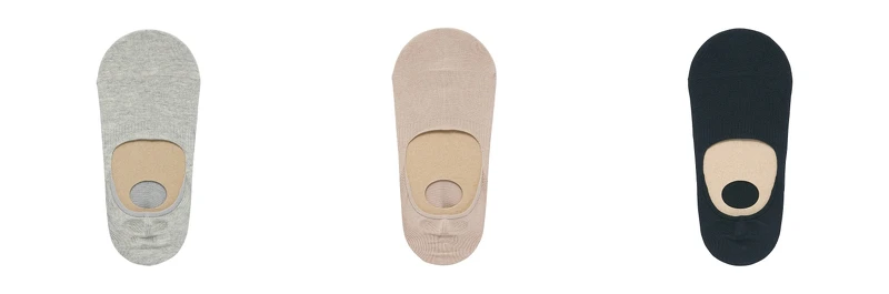 女棉混輕薄腳跟防滑隱形襪，售價NT$99