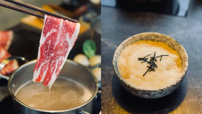 牛小排、山藥泥蓋飯