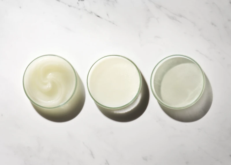 德國AB修護潔顏凝霜三段式質地轉化