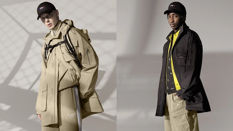 Maison Kitsuné系列軍裝風連帽外套，NT11,980