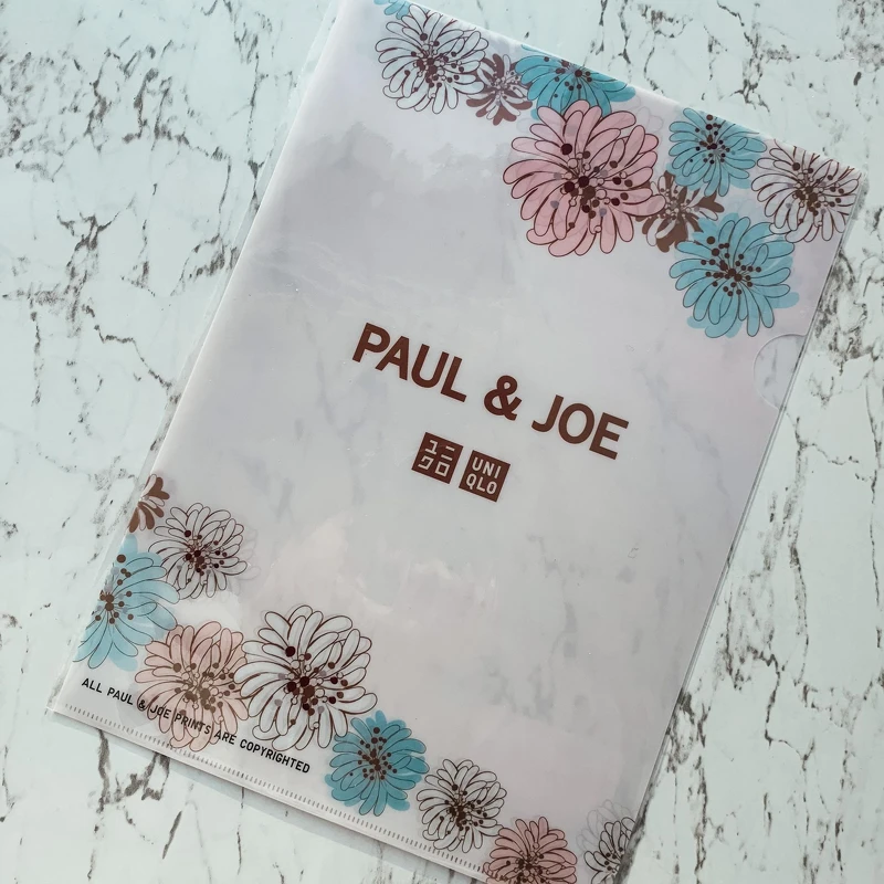 Paul & Joe聯名UT單筆消費滿NT$500,即可獲得品牌經典印花資料夾乙個 Paul & Joe聯名UT單筆消費滿NT$500,即可獲得品牌經典印花資料夾乙個