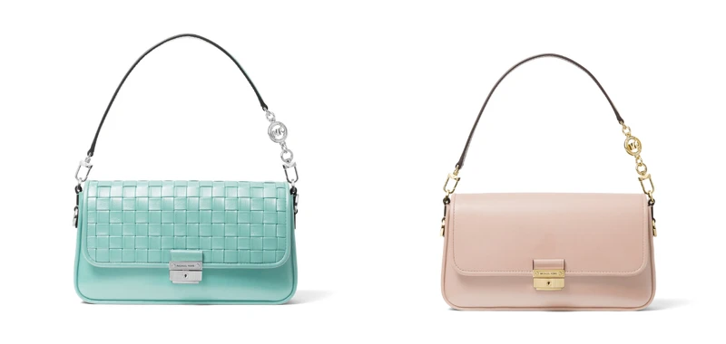 Bradshaw 編織肩背包 (天空藍),NT20,200、Bradshaw 肩背包 (迷霧粉),NT19,000 Bradshaw 編織肩背包 (天空藍),NT20,200、Bradshaw 肩背包 (迷霧粉),NT19,000