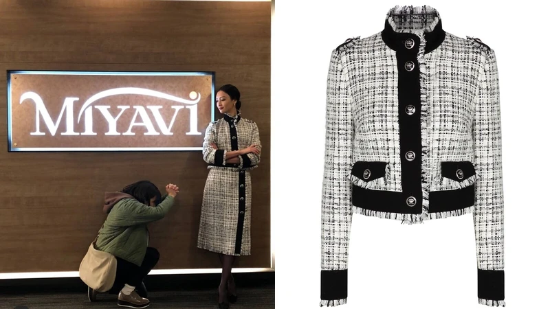 Dolce & Gabbana 混色夾克,約NT50,000 Dolce & Gabbana 混色夾克,約NT50,000