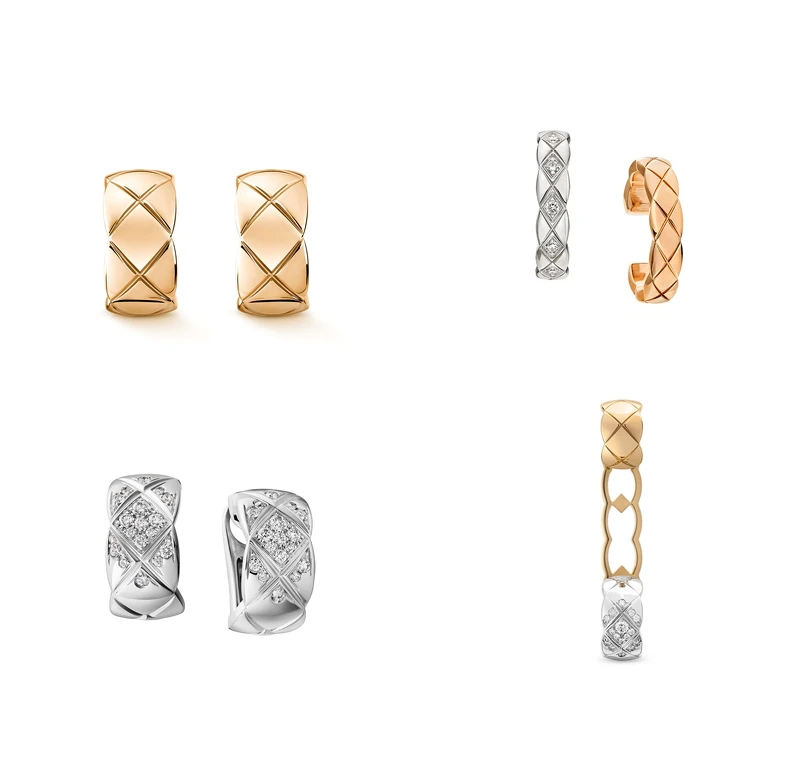 CHANEL COCO CRUSH高級珠寶系列：耳環與耳扣