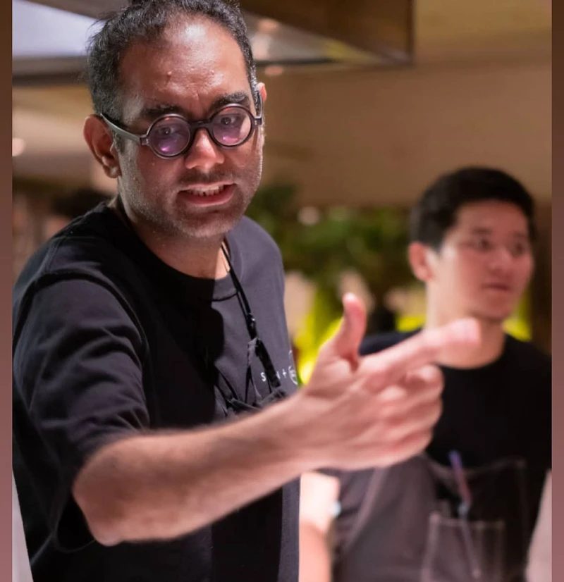 Gaggan Anand 主廚。 Gaggan Anand 主廚。