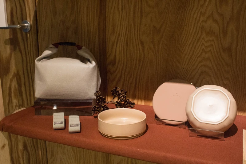 HAVEN by nest 現場展示沙粉色組合實品。 HAVEN by nest 現場展示沙粉色組合實品。