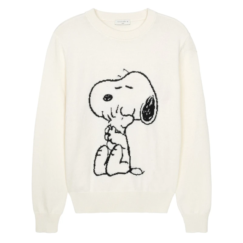 Sandro Homme X Snoopy 白色圓領衛衣 NTD 6,730 Sandro Homme X Snoopy 白色圓領衛衣 NTD 6,730
