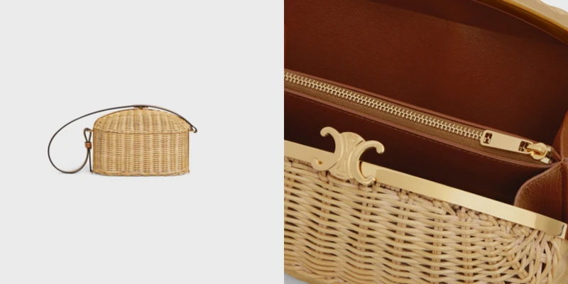 CELINE 小牛皮藤編包,售價NT$135,000 CELINE 小牛皮藤編包,售價NT$135,000