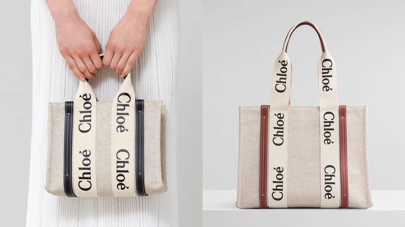 Chloé Woody帆布托特包,NT25,600-34,300 Chloé Woody帆布托特包,NT25,600-34,300