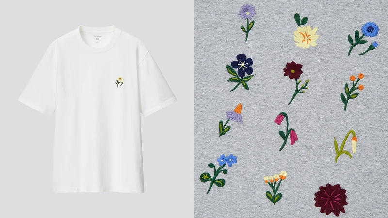 JWA刺繡設計圓領T恤(短袖) JWA刺繡設計圓領T恤(短袖)