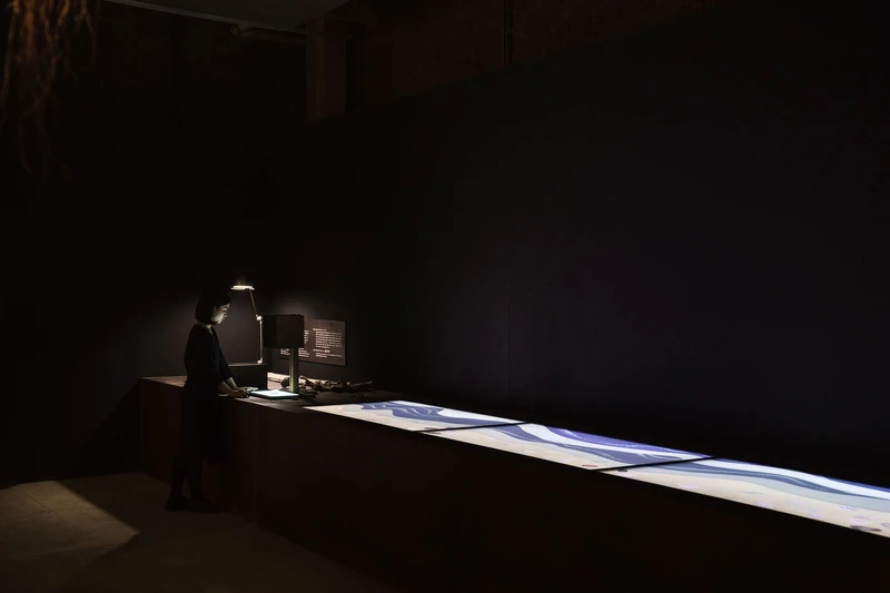 掃描平台與數位石灘。(照片來源:偶然設計) 掃描平台與數位石灘。(照片來源:偶然設計)