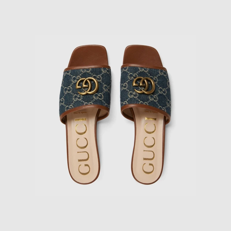 Denim雙G凉鞋,約NT23,000 Denim雙G凉鞋,約NT23,000
