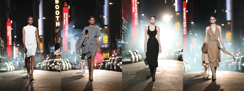 修身的長、短洋裝，簡約的線條設計不論出現在什麼樣的場合都適合