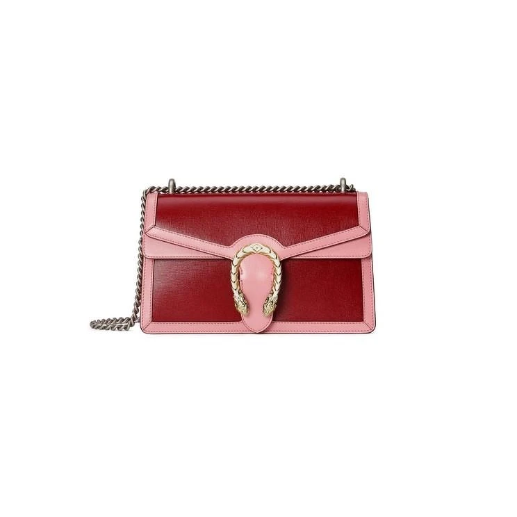 Dionysus 系列紅色鍊袋肩背包,NT96,500 Dionysus 系列紅色鍊袋肩背包,NT96,500