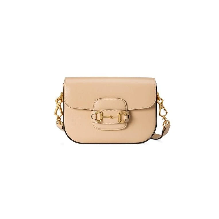 Horsebit 1955 奶茶色迷你肩背包,NT92,400 Horsebit 1955 奶茶色迷你肩背包,NT92,400