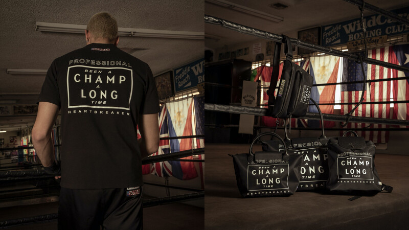 為Longchamp X EU聯名所發想出的標語：「Been a CHAMP a LONG time」（當冠軍好長一段時間了）