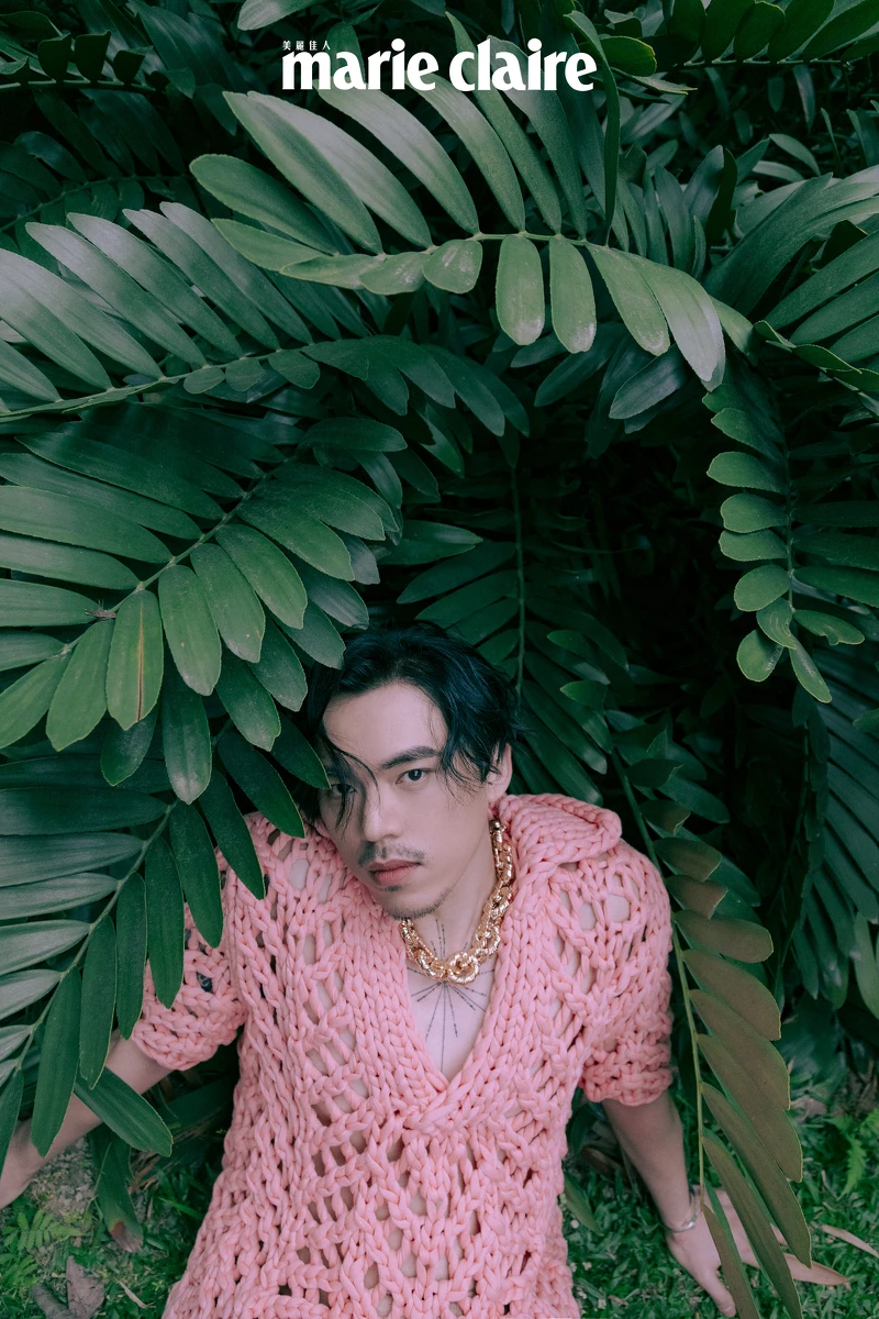 粉色鏤空針織衫，Bottega Veneta