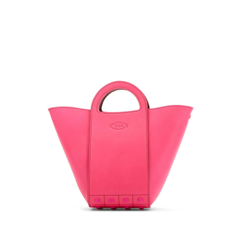 Tod's 螢光粉紅手提豆豆水桶包,NT44,100 Tod's 螢光粉紅手提豆豆水桶包,NT44,100