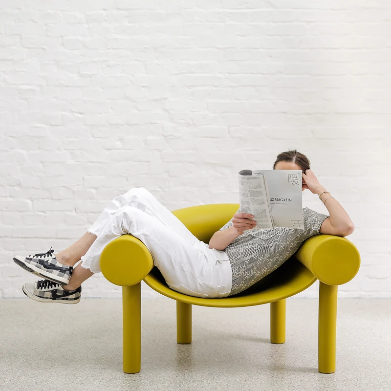 Magis - Sam Son 軟背休閒椅,NT21,400元(共有三色)。 Magis - Sam Son 軟背休閒椅,NT21,400元(共有三色)。