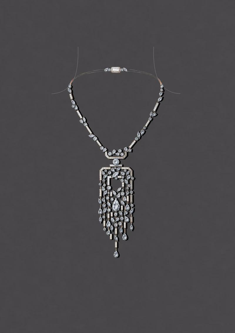 設計手稿:N°5 Sparkling Silhouette 項鍊 設計手稿:N°5 Sparkling Silhouette 項鍊