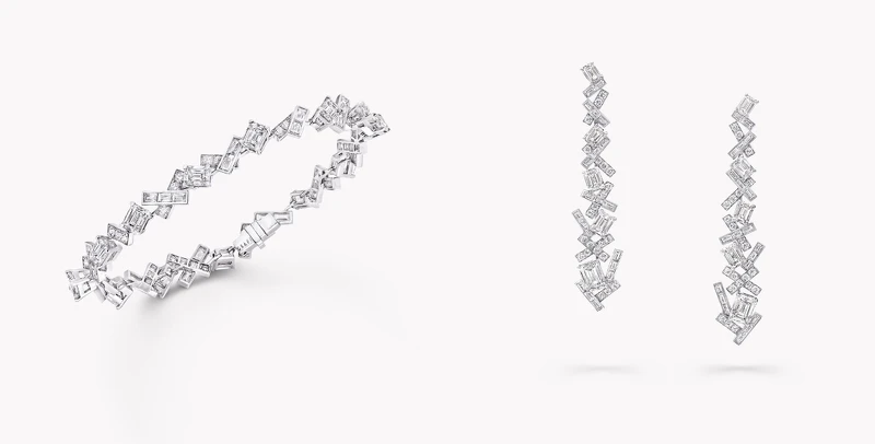 Threads鑽石手鏈、Threads經典鑽石長耳環 (系列售價NTD 280,000起) Threads鑽石手鏈、Threads經典鑽石長耳環 (系列售價NTD 280,000起)